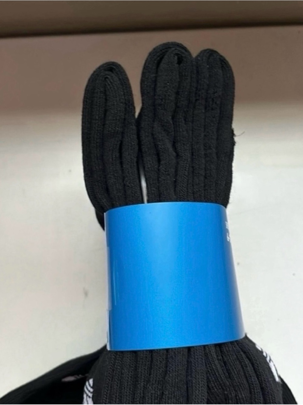 New Adidas Socks Men’s 6 Pair Black Crew Socks Casual Athletic Activewear Socks - Picture 3 of 12